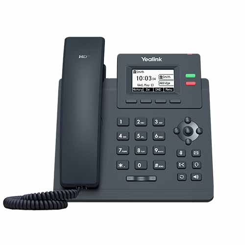 Yealink 10/100 Desktop IP Phone, excludes PSU, SIP-T31P