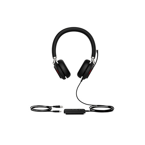 Yealink Dual Ear Piece Headset With USB-A and Bluetooth, MS Teams Certified UH38-DUAL