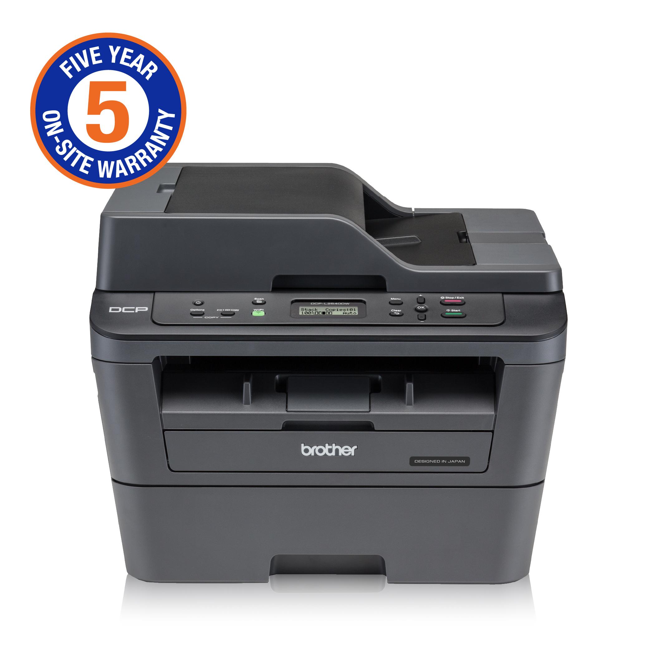 Brother DCP-L2540DW Black & White Laser Printer
