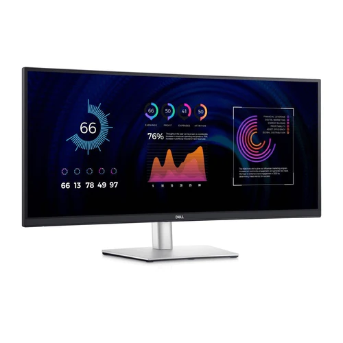 Dell P3424WE 34.1-inch 3440 x 1440p WQHD 21:9 60Hz 5ms LCD IPS UltraWide Curved USB-C Hub Monitor MNDE210-BGTY
