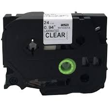 Brother TZ-151 Black on Clear