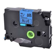 Brother TZ541 Black on Blue