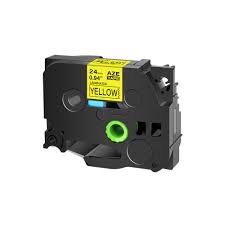 Brother TZ651 Black on Yellow