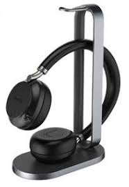 Yealink Headset with Wireless Charging Stand, USB-C Connection, Black, Wireless Charging, MS Teams Certified
