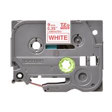 Brother TZ222 Red on White