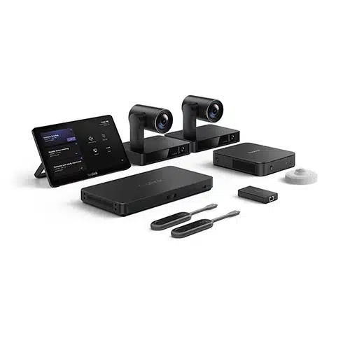 Yealink ProAv Room Video Conferencing MCU (NEW Generation) - incl. 2x UVC86 PTZ Camera, Mcore mini-PC, Mtouch Plus, RoomSensor, AVHub, MVC-BYOD-Extender, x2 WPP30, No Audio  MVC S90-C5-007