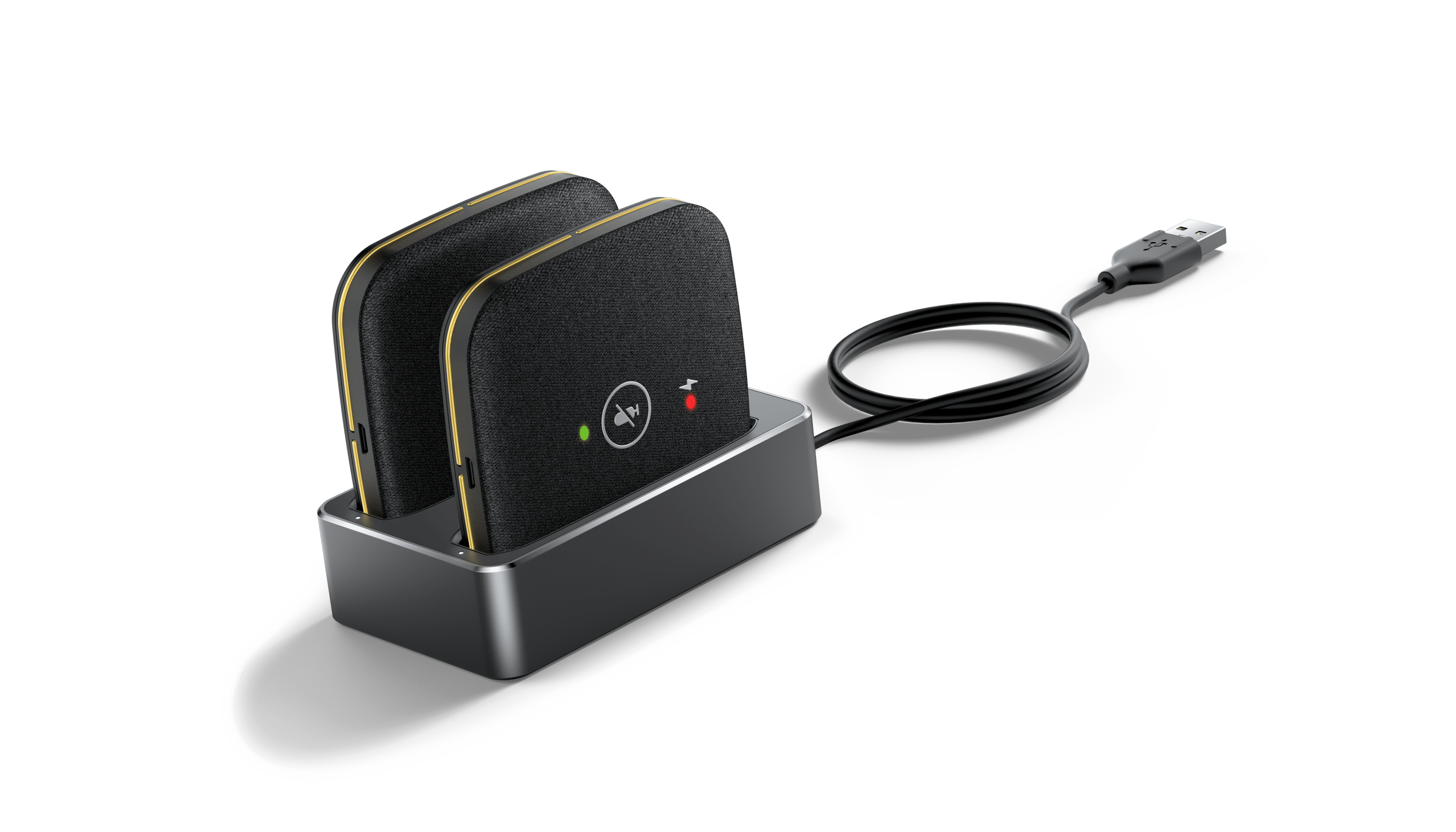 Yealink CPW65 Wireless Microphones - incl. 1x charger cradle, 1x 5V/2A power adapter, 1x 1.8m USB cable, 1x WDD60 USB DECT dongle CPW65 PACKAGE