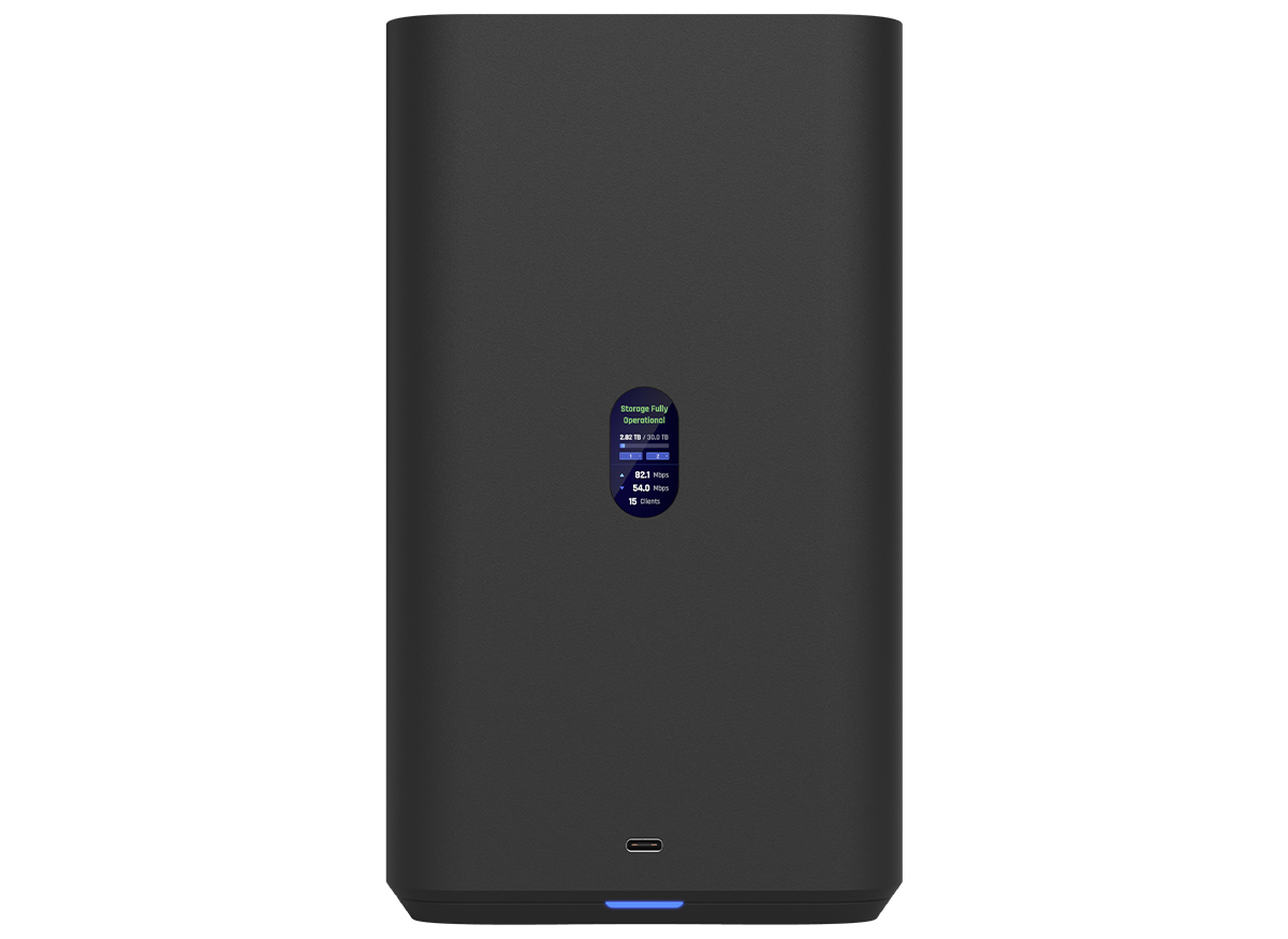 Ubiquiti UniFi Black UNAS 2.5Gbps Ethernet 2x 3.5" HDD bays